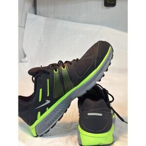 VTG Nike Anodyne DS Flywire Mens Black Neon Green Athletic Running Shoes Si 8,5